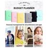 Raccoglitore economico A6 con 12 buste per contanti, raccoglitore per notebook in pelle PU colorata con 12 tasche per raccoglitore A6
