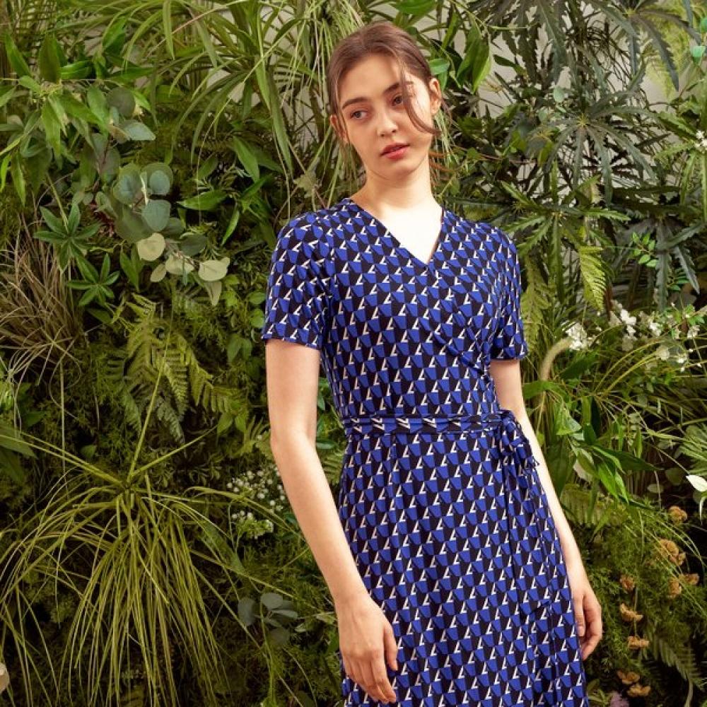 Creora Leoni Midi Wrap Dress Ldm03dj01