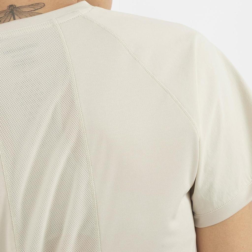 SALOMON Outline Soft Comfortable Breathable Quick-Dry Short Sleeve Raglan T-Shirt Women Tops Rainy-Color C24701