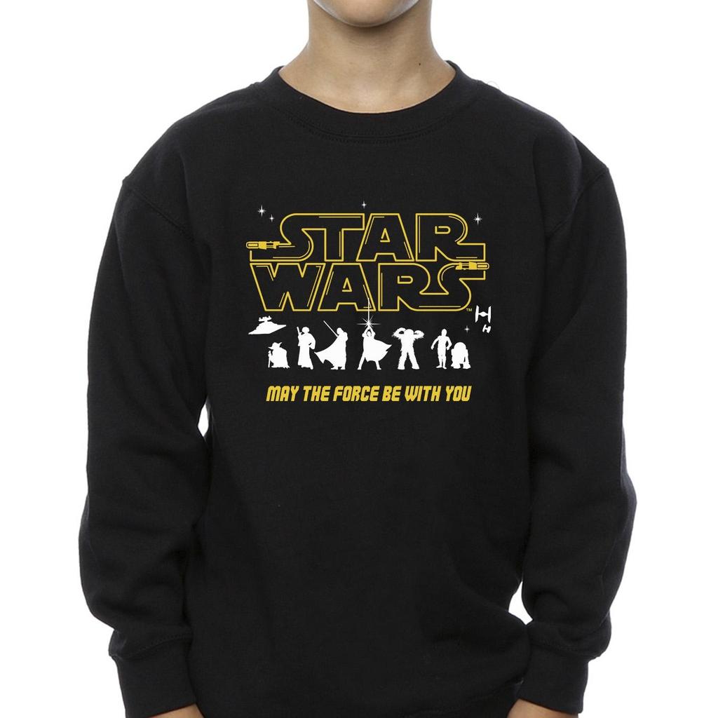 STAR WARS Jungen Silhouettes Force Sweatshirt
