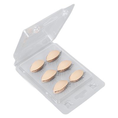 3 Paar Mannequinkopf-Augenlider mit Wimpern für Wimpernverlängerung, Pfropftraining, Übungshaut