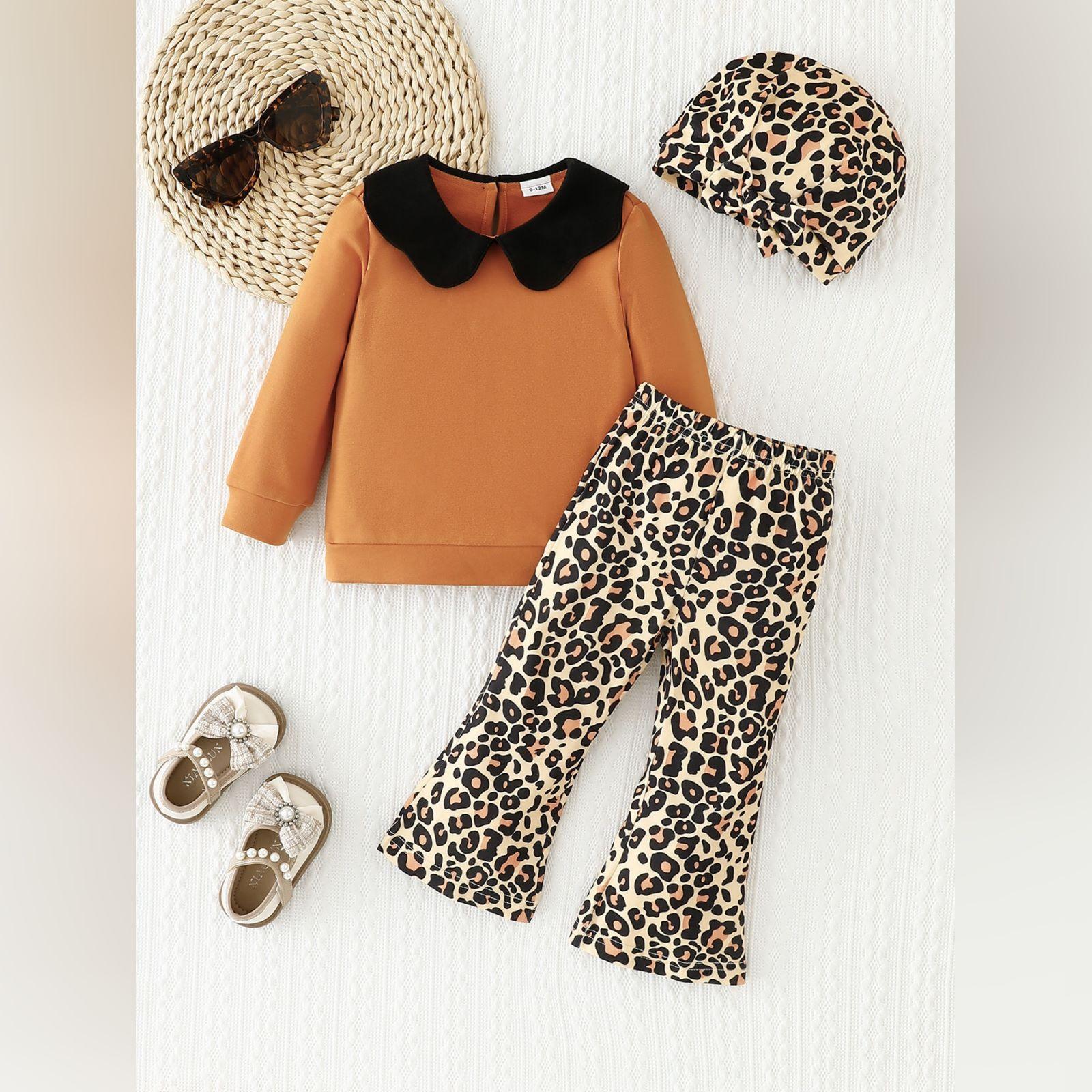 

Комплект детского топа с длинным рукавом - Повседневный, стильный и универсальный детский наряд 12 оранжевый