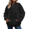 Damen Kapuzenpullover mit Taschen Langarm für Herbst und Winter
