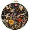 1set Bee and Flower Cross-Stitch Embroidery Kit, Easy Style for Beginners, Includes Illustrated Tutorial and Tools, DIY Embroidery Craft Kit