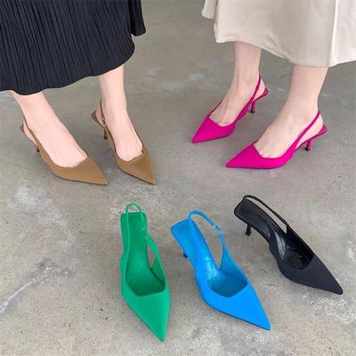 Comfort Shoes For Women Sandals Stiletto Heels New Summer Suit Female New Sexy Simple Banquet High Heel Large Size 35 ~43