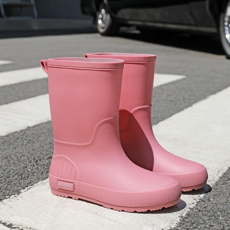 

Женская модная уличная нескользящая водонепроницаемая обувь для дождя со средней подошвой 41-42