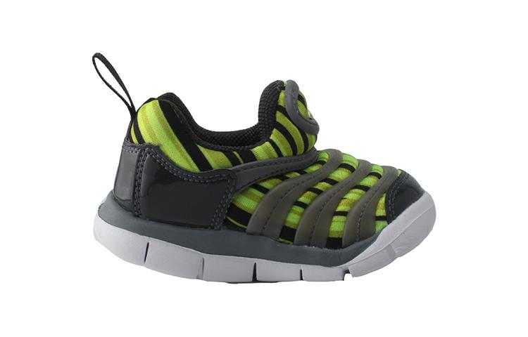 Nike Caterpillar Low top Running Shoes Gray Green Infant And Toddler 834366-700