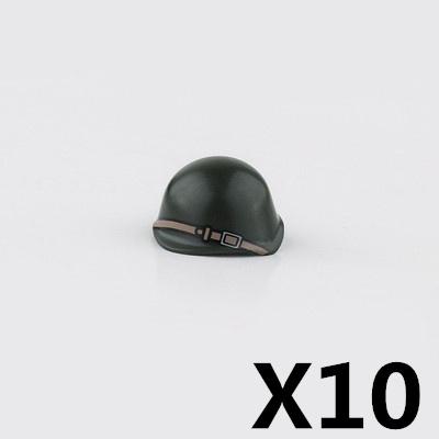US Soviet British Soldier Figures Helmet M1ssh40 M3 Beret Military Accessories Building Blocks Toys For Children J004
