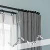2Pcs Strong Blind Rod Brackets Simple to Use Perfect Hanging for Any Perforated Wall in Your Home Curtain Rod Brackets
