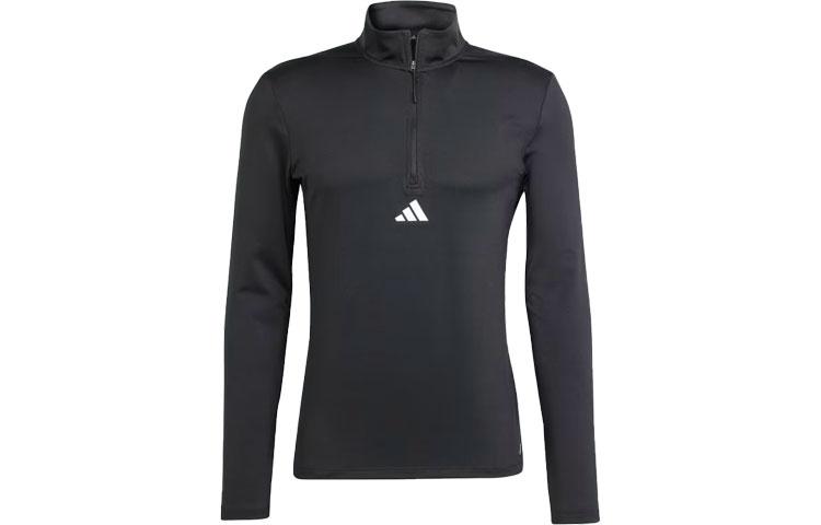 Adidas Workout Quarter Zip Track Top Workout Clothing Men s Black IK9691 XL