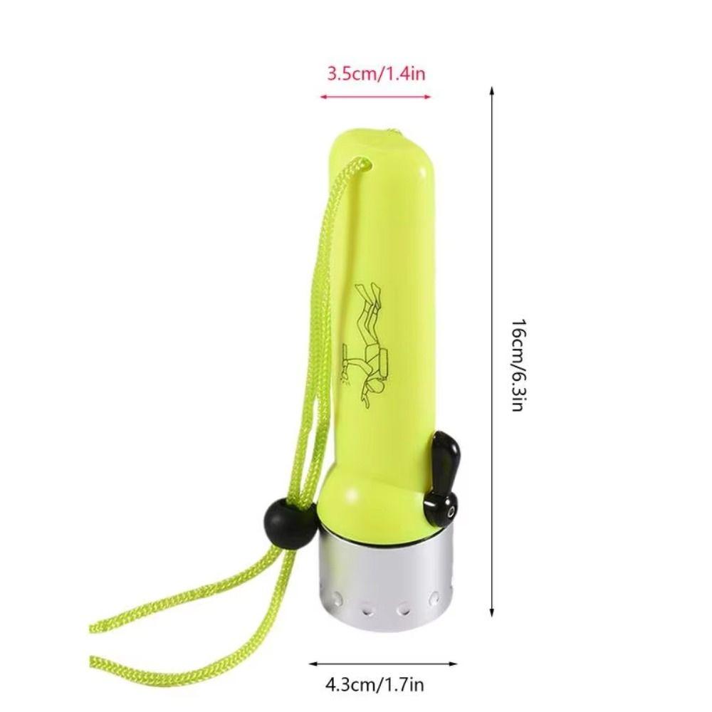 Hole Diving LED Magnetic Flashlight Waterproof Underwater Flashlight Diving Lamp  Home Outdoor
