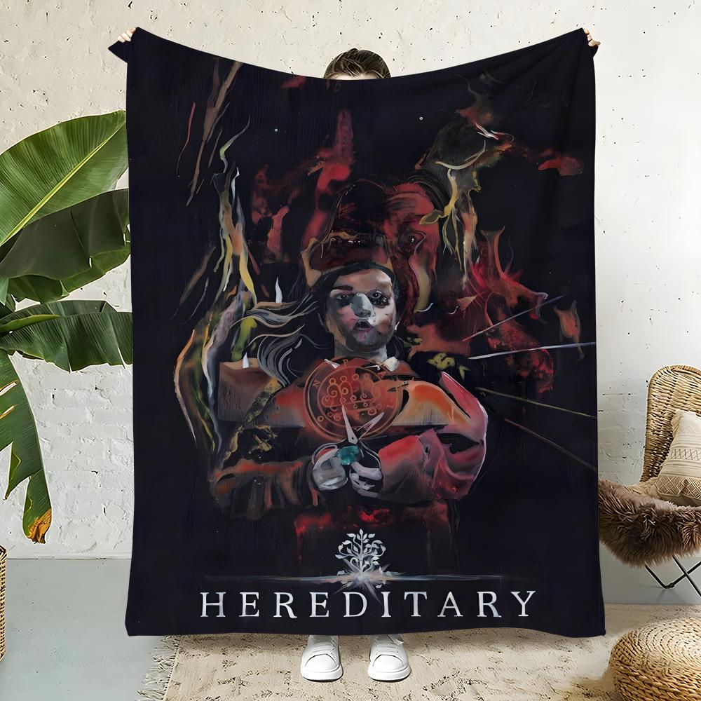 Movie H-Hereditary Throw  Flannel Throw Blanket,Bed Home Office Nap Blanket Travel,Camping,Picnic Blanket Soft Decor