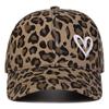Baseball Print Leopard Stitching Embroidered Love Neutral Gender Women  Men For Caps Spring Autumn Outdoor Adjustable Casual Hats Sunscreen Hat