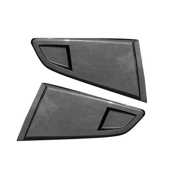 

Pair of Rear Quarter Window Louvers for 15-22 Ford Mustang None