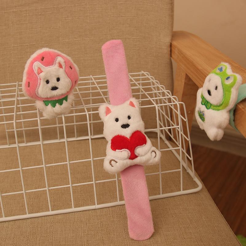 

Capybara Plush Doll Bracelet - Children s Snap Band Stuffed Animal Slap Bracelet