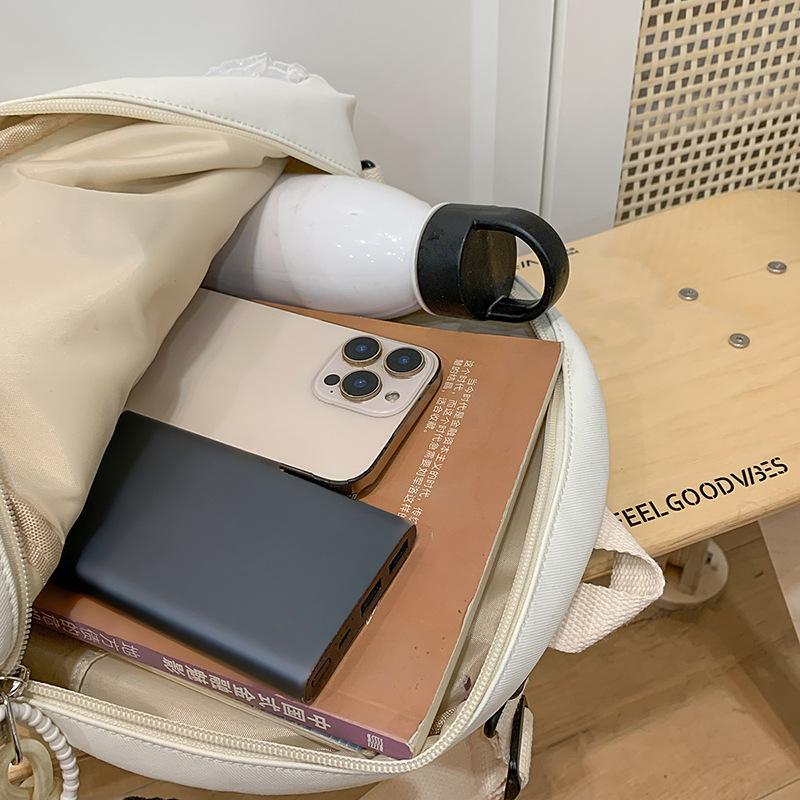 Cartoon puppy backpack cute soft girl versatile storage messenger bag female student large capacity dual-purpose backpack