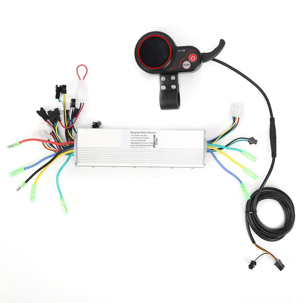 Controler Ecran Color LCD Accelerație de Deget Mare Dublă Acționare pentru Trotinetă Electrică Instrument Bicicletă Electrică de Munte 60V