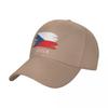 Baseball Cap Czech Republic Flag Cool Czechs Fans Wild Sun Shade Peaked Adjustable Outdoor Caps for Unisex Women