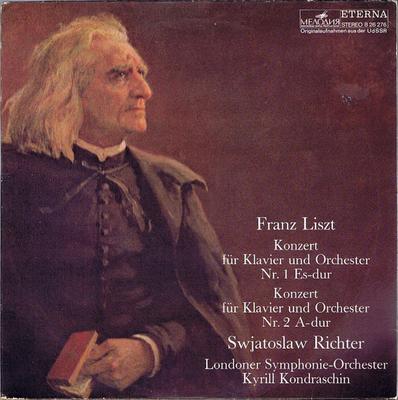 LP Record FRANZ LISZT SWJATOSLAW RICHTER LO  Konzert Fur Klavier Und Orchester N 826276 MELODIA ETERNA 1975 German Dem Classical Used