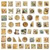 10/30/50pcs Retro Nautical World Map Travel Stickers Vintage Cartoon Graffiti Sticker Scrapbook Laptop Phone Waterproof Decals