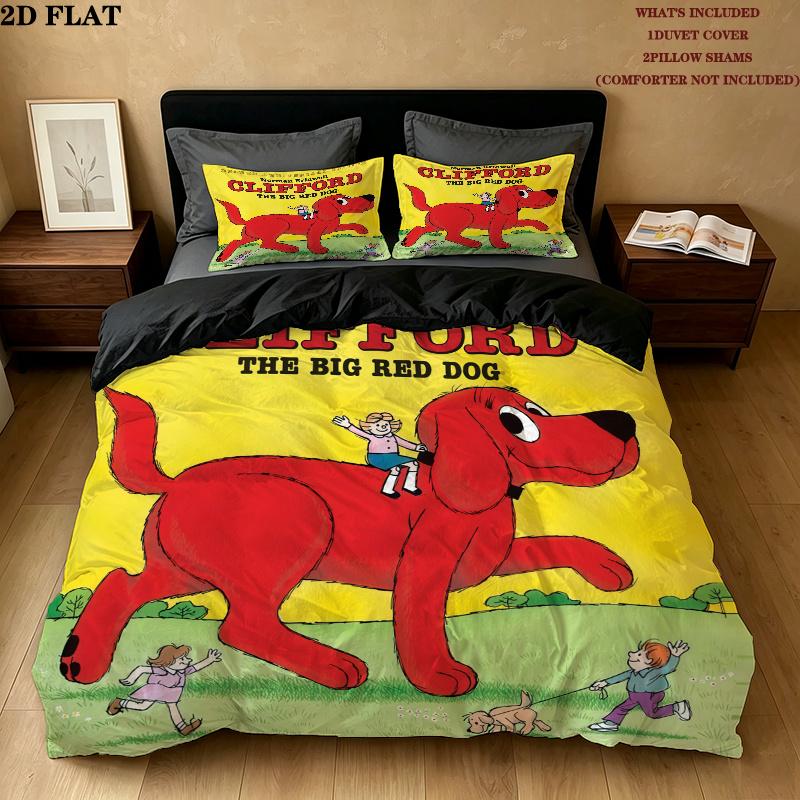 Pimpa Bedding Quilt Set Quilt Cover Pillowcase Home Decoration Birthday Gift (1 * duvet cover + 2 * pillowcase, without core)