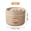 WORTHBUY Cute 304 Stainless Steel Thermal Bento Box With Handle Leak Proof Lunch Box Microwave Food Container For Students Adult