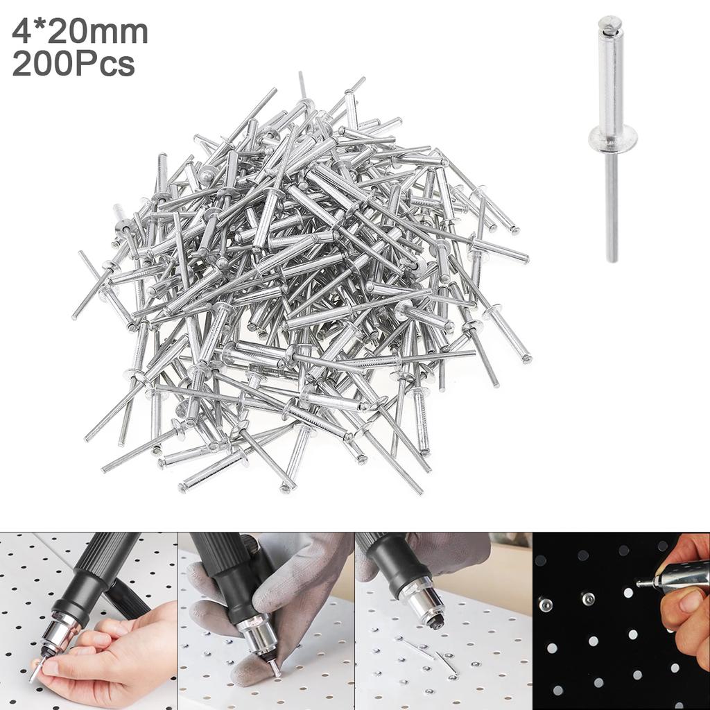Satın alın 200pcs M4x20mm Hand Tools Metalworking Pull Nails Aluminium ...
