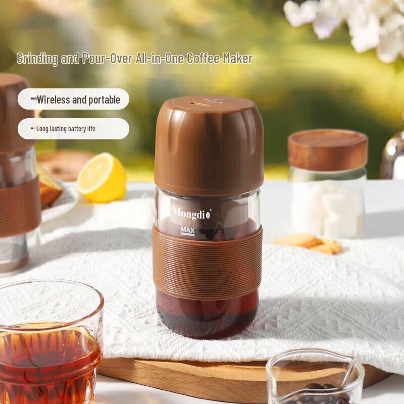 Электрическая портативная кофемолка Mongdio