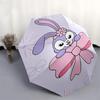 1pc rabbit bow umbrella automatic open/close, 8-Rib Durable Frame, Compact Folding Design, Ideal Birthday/Holiday Gift  1142A