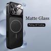 Glass Nano Matt Deksel For iPhone 17 Air 16 15 14 13 Pro Max 17Pro Magnetisk For Magsafe Trådløs Lading Armor Funda