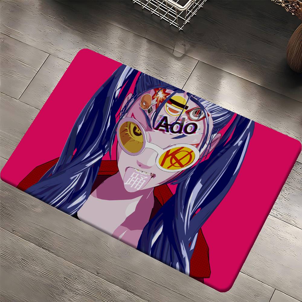 1pc Ado Bathroom Mat Kids Room Bedroom Decoration Balcony Anti-Slip Doormat Living Room Welcome Rug