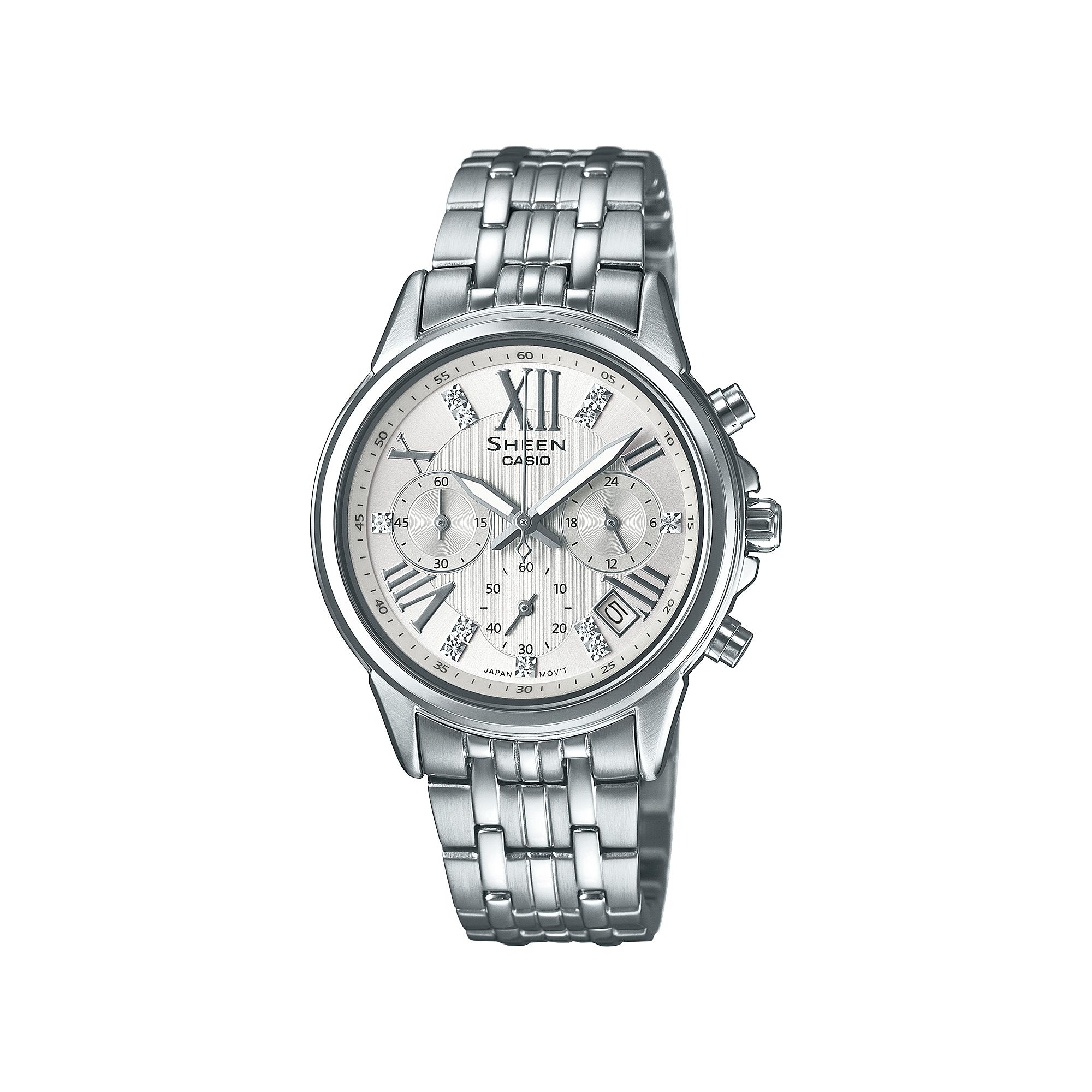 

Casio Men s Water Resistant Analog Quartz Watch SHE-5026D-7A белый
