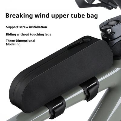 Dviračio viršutinis vamzdinis krepšys, atsparus vandeniui, didelės talpos MTB kelių kalnų dviračio priekis