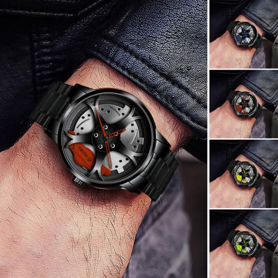 

Мужские часы с кварцевым механизмом, регулируемые из нержавеющей стали, портативные индивидуальные декоративные изысканные мужские деловые кварцевые часы, мужской аксессуар