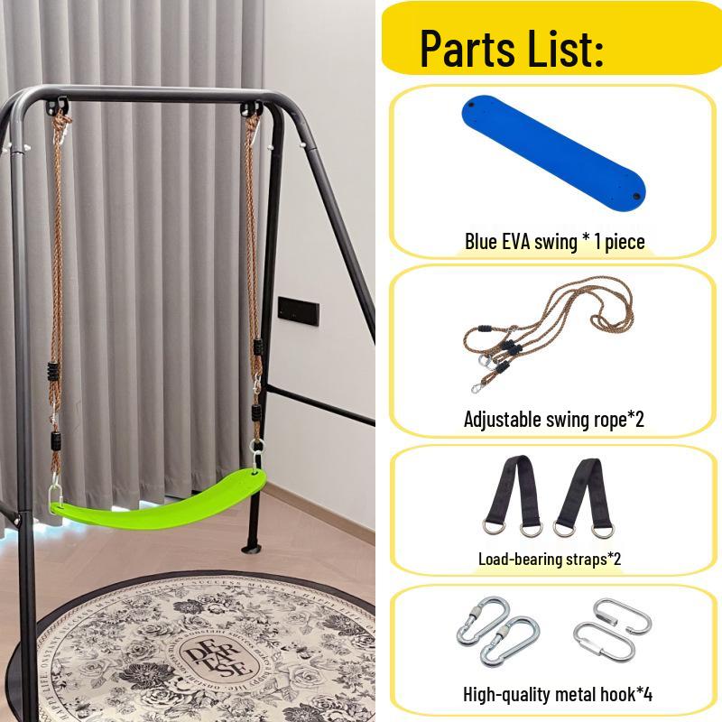 EVA Soft Indoor/Outdoor Child's Swing with Iron Chain and Cradle Seat
