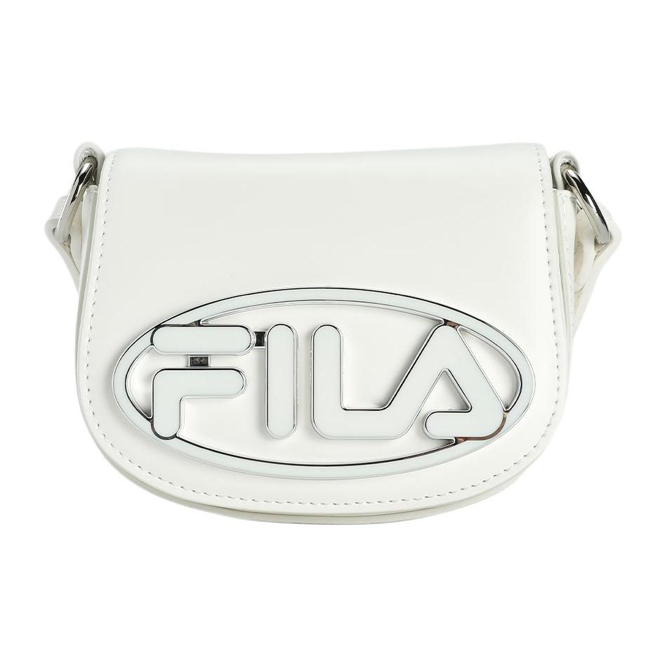 

FILA Classic Business Casual Versatile PU Shoulder Crossbody Bag Women bags Sweet-Creamy-White F13W421168FIV Fresh Sweet Ivory