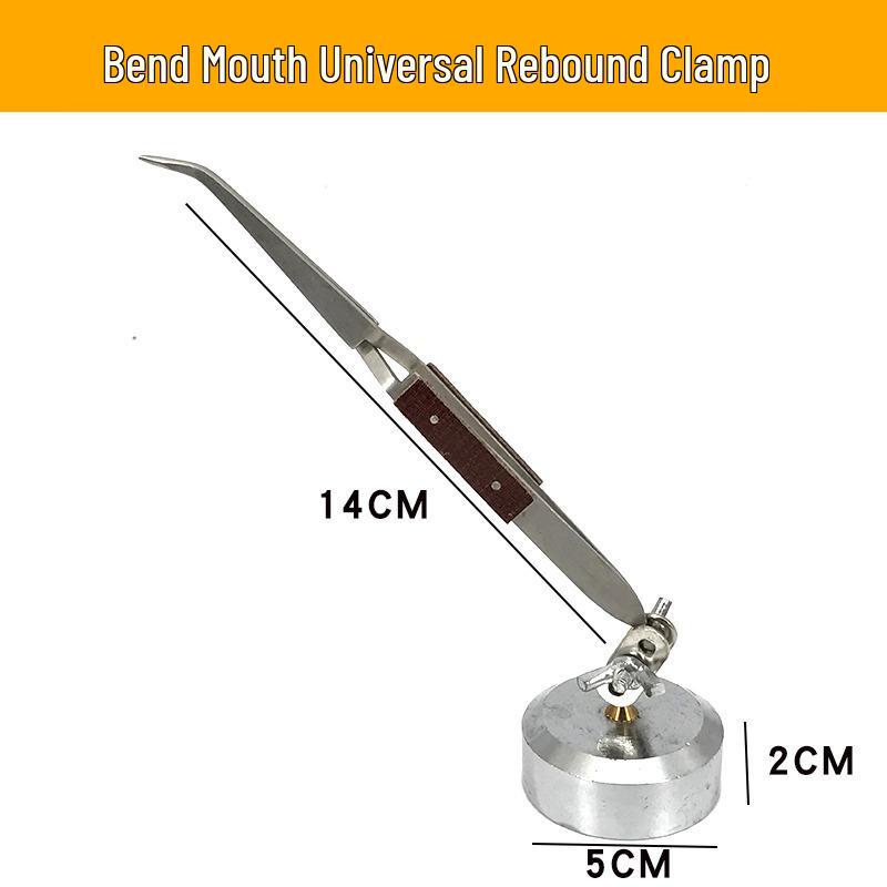 Rotating Universal Soldering Iron Stand with Clip for Jewelry Repair and Welding