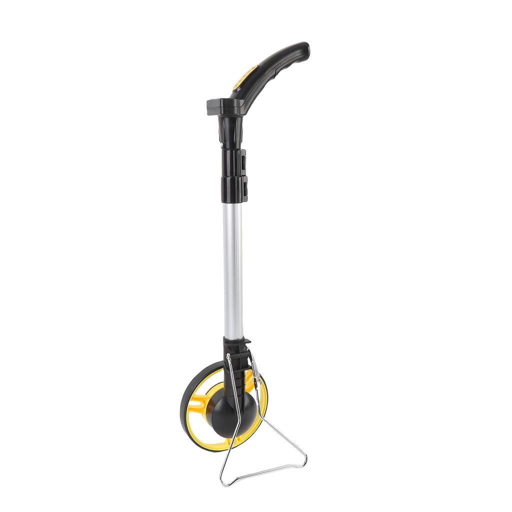 Digital Display Distance Measuring Wheel 99999.9M FT Folding Hand Push Roller Rangefinder with 5M Tape Measure