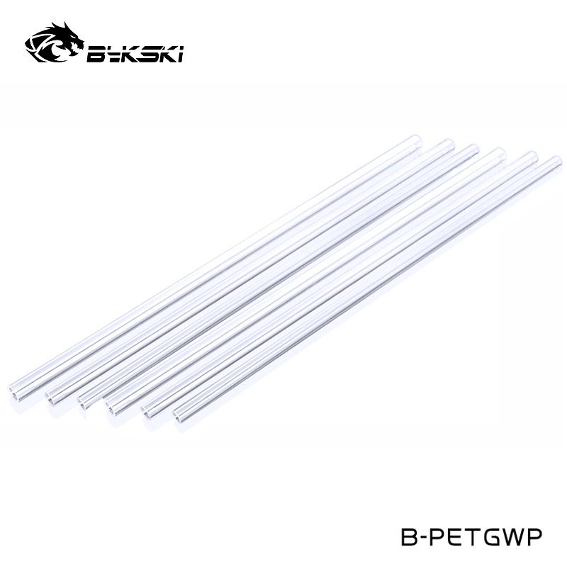 6pcsx500mm Bykski PETG Hard Tube,8X12MM,10X14MM,12X16MM,DIY Split Water Cooling Transparent Hot Bend Rigid Tube B-PETGWP12/14/16 8X12MM (6pcs)