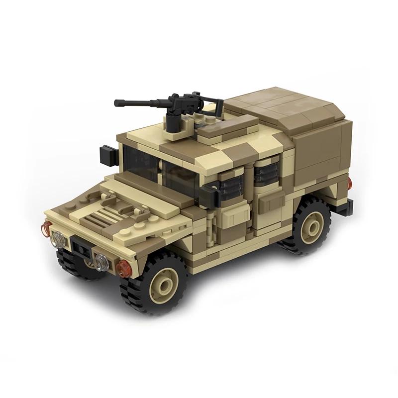 Militaire Serie Pantserwagen Bouwstenen Sets Doe-het-zelf Assemblage Moc Bakstenen Leger Strijdvoertuigen Model Speelgoed Kind Plezier Cadeaus