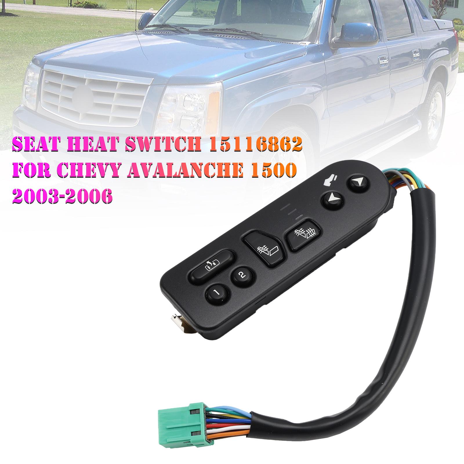 Выключатель подогрева сиденья 15116862 Для Chevy Avalanche 1500 2003-2006