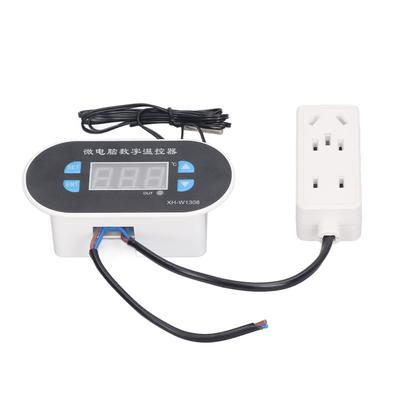 Digital Temperature Controller LED Heating Cooling Thermostat Control Switch with Waterproof Probe