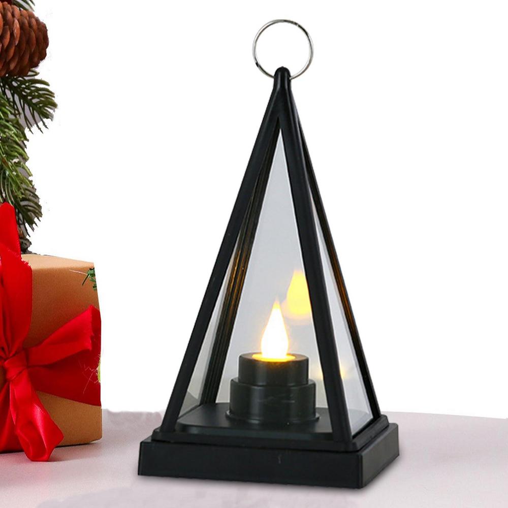 

Christmas Wind Lantern LED Lights Ornaments Christmas Lantern LED Electronic Candle Lights For Christmas Party Decorations