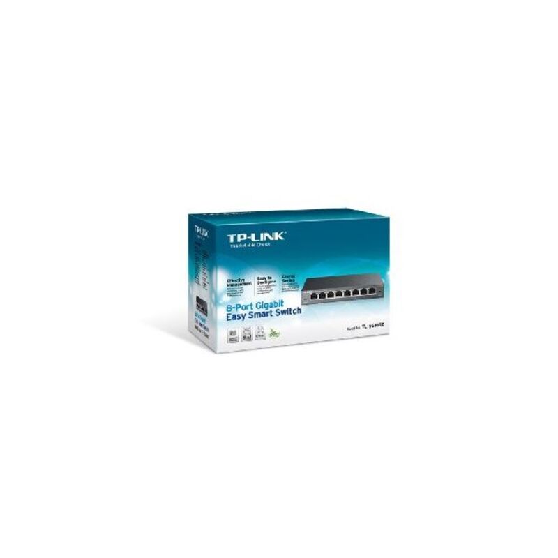 Comutator de rețea desktop TP-Link Easy Smart TL-SG108E 8P Gigabit