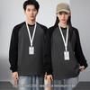 Pure Cotton Long Sleeve Staff Uniform Sweatshirt for School and Catering Services