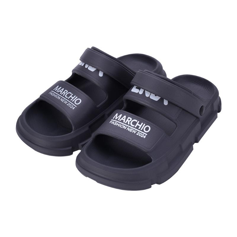 New men's sandals indoor and outdoor wear-resistant non-slip heightened thick-soled trend EVA cool slippers beach shoes