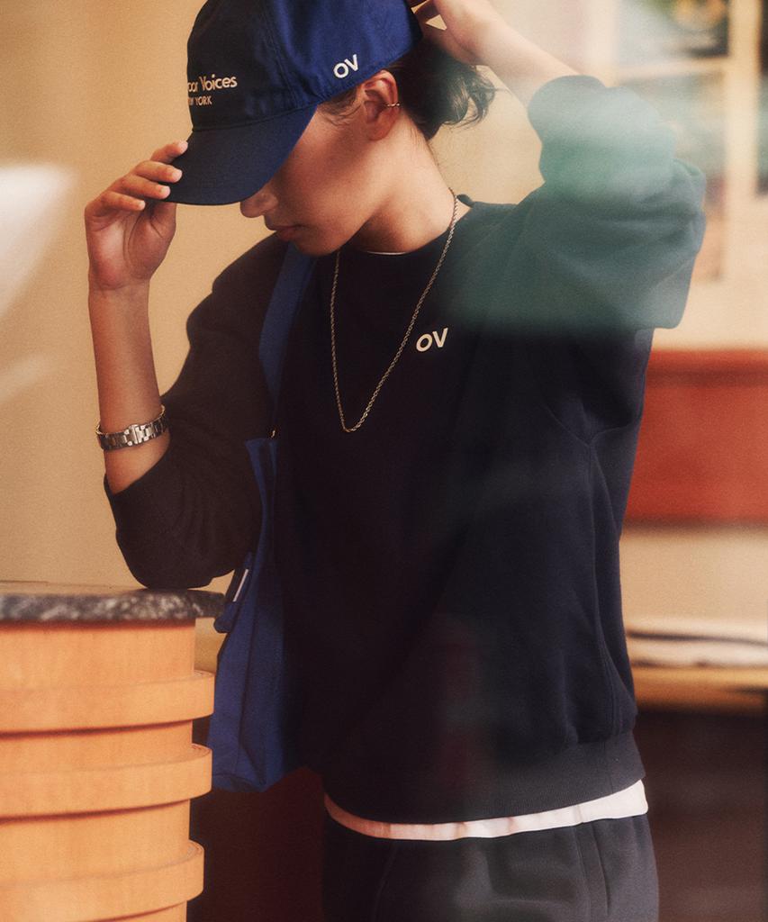 Ausdoeoboiseu Classic Logo Ny Cotton Cap (Blue)