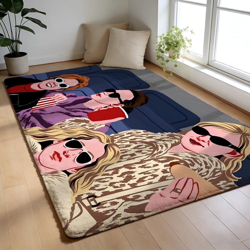 S-Sex And The City Tv Floor Mat Soft Flannel Floor Mat Non-Slip Absorbent Rug For Home Bedroom Bathroom