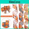 Stylish 6.5cm Wide Christmas Ribbon For Thanksgiving And Halloween Party Decorations