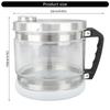 4L Distilled Water Collector Container For Kitchen Countertop Distillers Transparent Design Glass Collection Bottle